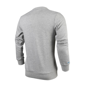 5z 锐步reebok男款卫衣圆领运动服x56856 花灰色 2xl