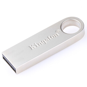金士顿（Kingston）DT SE9H 16GB 金属U盘 银色亮薄