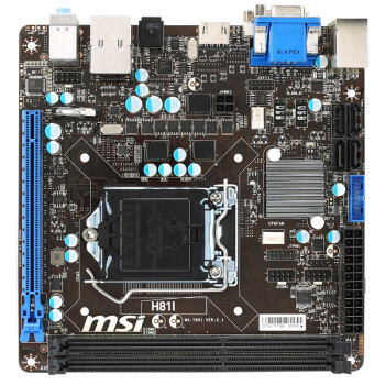 微星(msi) h81i主板 (intel h81/lga 1150)