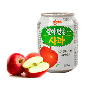韩国进口 海太苹果汁饮料 238ml