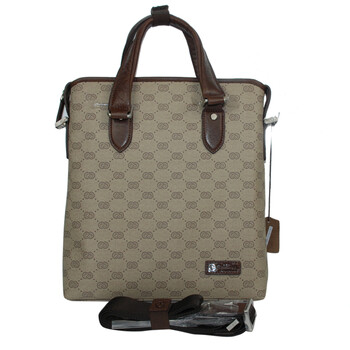 金利来 公文包男士单肩包JB097FL1啡小组,金