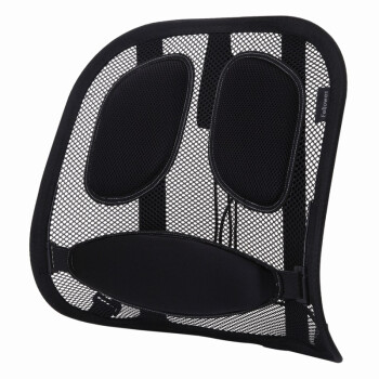 范罗士（Fellowes） CRC80399 炫彩人体工学椅背靠垫进化版 汽车椅背靠垫 腰垫 腰托 黑色