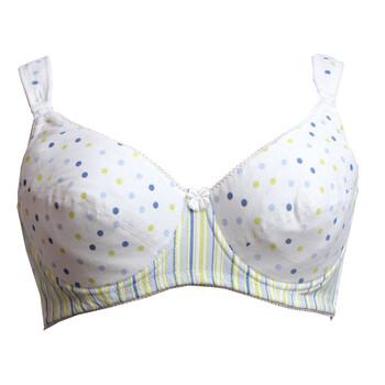 孕美 孕妇哺乳<em>文胸</em> 内衣 孕妇<em>胸罩</em> <em>波点</em>条纹可爱