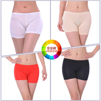 苏泽尔<em>莫代尔</em>蕾丝边<em>女士</em>防走光<em>内裤</em> <em>平角</em>打底