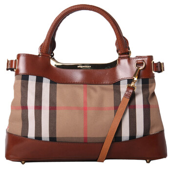 Burberry 巴宝莉 2011新款棕灰色格纹专利防水