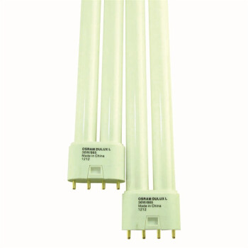 
                                        
                                        欧司朗（OSRAM） 四针插拔 36W三基色紧凑H型节能灯管日光色 6500K (2只装)                