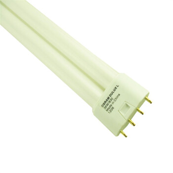 
                                        
                                        欧司朗（OSRAM） 四针插拔 36W三基色紧凑H型节能灯管日光色 6500K (2只装)                
