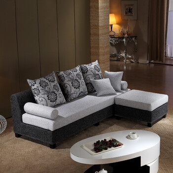 华纳斯 小客厅简约小户型布艺沙发三人座沙发
