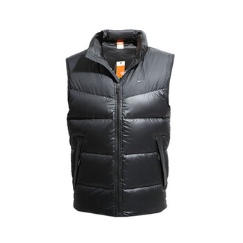 NIKE新款男子羽绒背心398636-010 耐克小组,