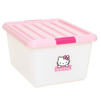 
                                        爱丽思IRIS HELLO KITTY塑料整理箱衣物儿童玩具收纳箱KCB-25                