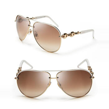 古驰 Gucci <em>女式太阳镜</em> White Q00134335【图