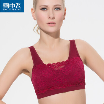 <em>雪中飞</em>蕾丝零束缚机能运动<em>文胸罩无痕</em>抹胸<em>文胸</em>