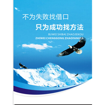 华庭丽娜 不为失败找借口 只为成功找方法 无框