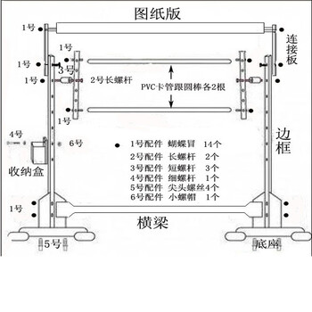 晨轩新品  坐台式绣架 十字绣架   厂家直销