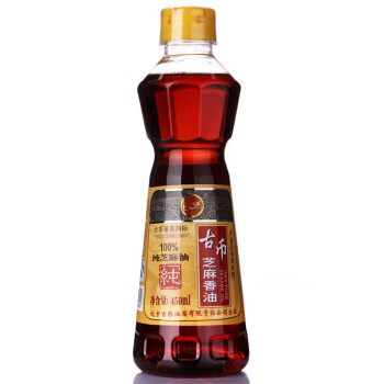 【京东超市】古币 纯芝麻香油 450ml