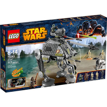 还有这款lego 乐高 75042 星球大战 机器人武装直升机 75042,颗粒数量