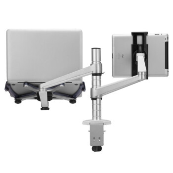 埃普（UP） OA-9X 笔记本平板组合支架（双节臂×2）铝合金主材 适用笔记本电脑及iPad air/mini等平板电脑