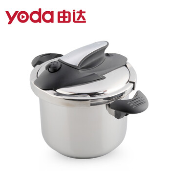 家能6L健康环保不锈钢压力锅A11460(I) 22CM