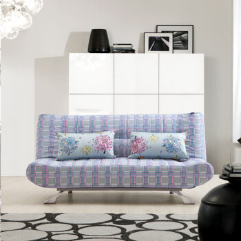 简伊 沙发床 1.9米折叠沙发床 书房沙发床 白花