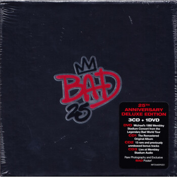 Michael Jackson Bad 25th Anniversary 3CD/1DVD