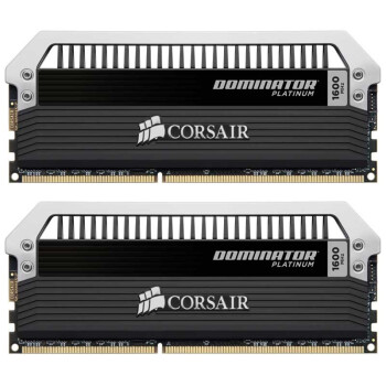 海盗船（CORSAIR） Dominator Platinum DDR3 1600 16GB(2x8G) 台式机内存（CMD16GX3M2A1600C9）