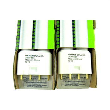 
                                        
                                        欧司朗（OSRAM） 四针插拔 36W三基色紧凑H型节能灯管日光色 6500K (2只装)                
