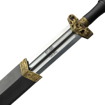 大师沈州 螭龙剑短剑 全手工传统收藏宝剑龙泉