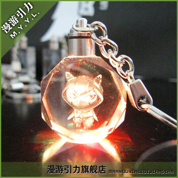 漫游引力 英雄联盟周边 狂暴之心凯南 水晶LED