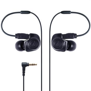 铁三角（Audio-technica） ATH-IM50 BK 双动圈入耳耳机 黑色