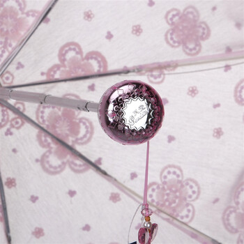 天堂伞 玉露千珠双层三折超轻晴雨伞33056E粉红色
