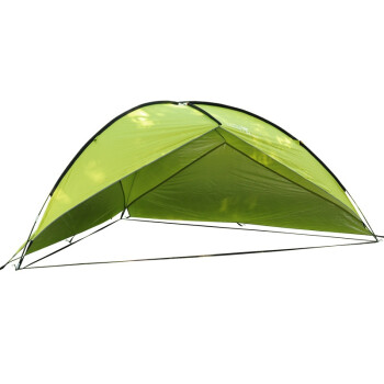 自游人（TrackMan） 帐篷 户外天幕超大沙滩帐篷凉棚雨篷自驾游遮阳棚加围布 绿色