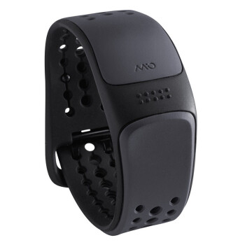 美国mio迈欧 阿尔法LINK凌客 户外运动跑步智能心率手环 蓝牙4.0心率带手表 连续精准心率监测(黑色L码)