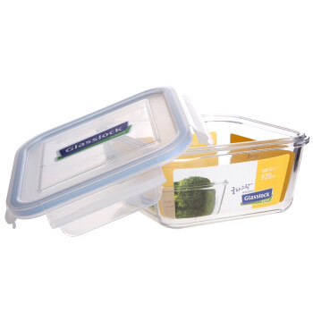 三光云彩glasslock韩国进口钢化玻璃饭盒微波炉碗保鲜盒密封便当盒 MCST-092/920ml