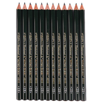 三菱（Uni） 9800 三菱铅笔绘图|绘画|素描|2B考试|多灰度 （12支装）