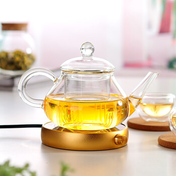 
                                                            左茗右器 保温底座 加热杯垫 电热恒温茶器 暖杯器 玻璃茶壶茶杯子办公室茶座 功夫茶具配件 恒温55℃方形黑                
