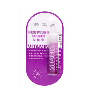 Maybelline美宝莲维他修护润唇膏 维他命B5（挂卡装）