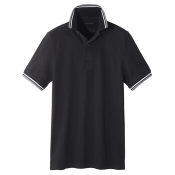 Giordano佐丹奴 Polo 男撞色边小立领修身POLO 01012001 浅灰黑 M