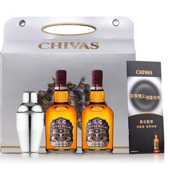 Chivas芝华士12年威士忌375ml 双瓶礼盒装