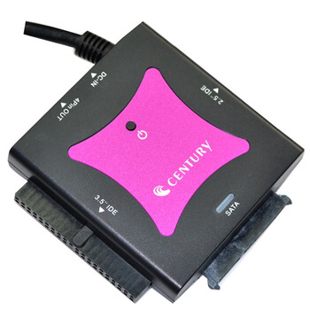 世特力（Century）裸族CRAISU3 2.5寸/3.5寸SATA/IDE通吃 易驱转接头 USB3.0 黑色