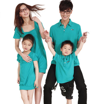 宇贝儿<em>可货到付款</em>夏装T恤亲子装家庭装母<em>女装</em>