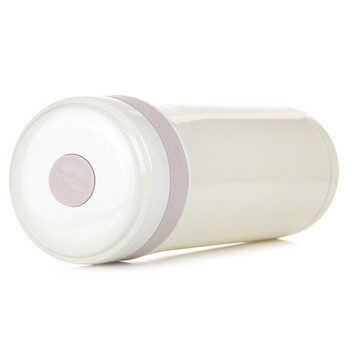 MiGo 400ml双层不锈钢真空保温茶滤杯 白色【