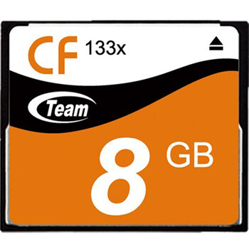 十铨科技（Team）8GB 133X CF存储卡（TG008G2NCFFX）