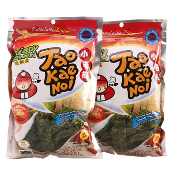 泰国TaoKaeNoi小老板脆紫菜辣香味40g*2袋