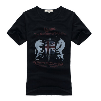 佐肯EingeZogen时尚百搭英伦风圆领T恤YT12011D040 黑色 XXL