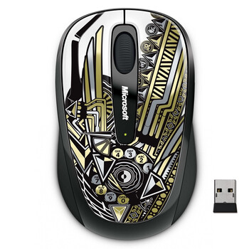 微软（Microsoft）无线蓝影便携鼠标3500（机械迷城）