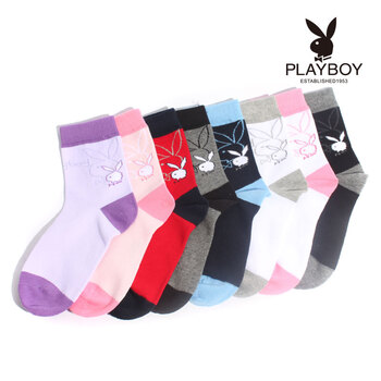 PLAYBOY 花花公子 学生女袜2245 上青 均码