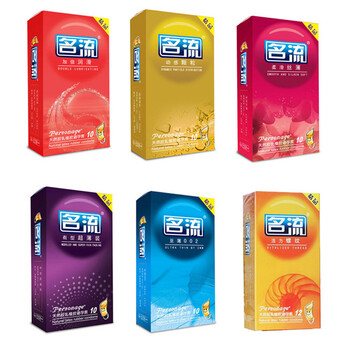 名流 安全套避孕套(有型超薄、至薄002、加倍