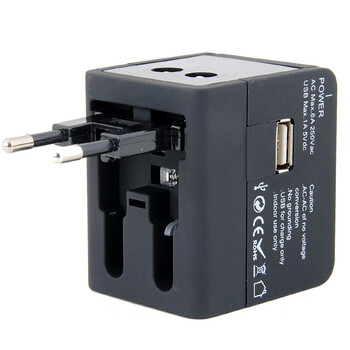 乐歌（Loctek） AP006 5V1A全球通用旅行转换插插座