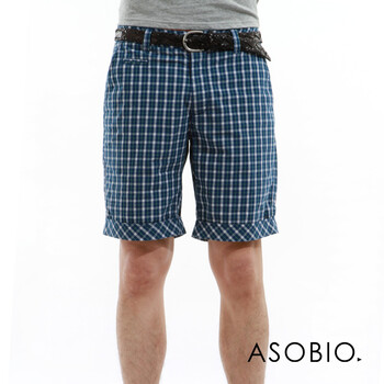 ASOBIO 2012春夏新款男士梭织短裤 3122713994 琥珀蓝 44