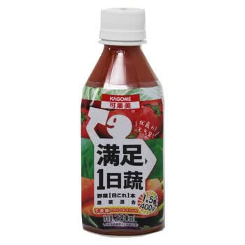 KAGOME可果美 满足一日蔬蔬菜混合汁280ml*15瓶